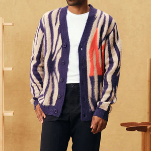 Nouveau style Cardigan doux et confortable Meilleur prix Qualité supérieure Cardigan pour homme Tricoté à la machine Pull en cachemire et laine - Product Image 2