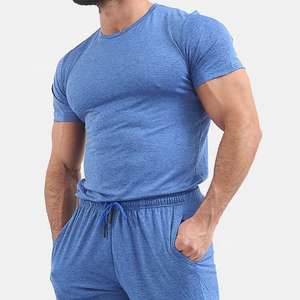 Été Hommes Vintage Velour 2 Pc Short Sets Shorts Tracksuit T-shirt Sports Casual Shirts Short Sleeve - Product Image 4
