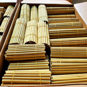 Vente de gros Pailles à boire en bambou Pailles jetables écologiques biodégradables pour cocktail - Product Image 5