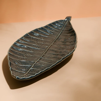 Plateaux décoratifs antiques en feuille d'aluminium Plateau de service exclusif pour les repas de luxe Hôtel Fête Mariage Utilise Moderne Écologique