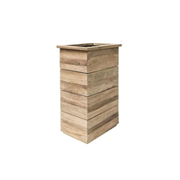 Vase à fleurs en bois moderne et écologique fait main, décoration de table pour la maison, le bureau, le salon, la salle à manger, centre de table de mariage