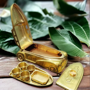 Paan daan boîte en laiton respirant jalli work Pandaan avec poignée de verrouillage en laiton de haute qualité au prix de gros de l'Inde - Product Image 4