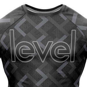 Offre Spéciale NIVEAU SPORTS MMA Rush Guard Custom Made Rash Guard Logo personnalisé UPF50 + Respirant Quick Dry Eco-Friendly Full Sleeve - Product Image 3