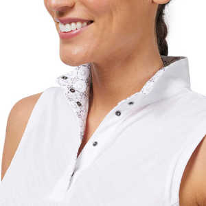 Camisa de equitación Fabricante de ropa ecuestre Camisa Polo de carreras Capa base ecuestre Tops de impresión por sublimación para mujeres - Product Image 2