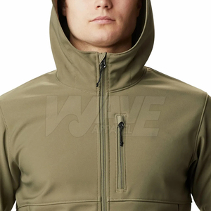 2025 New Arrival Men's Breathable <b>Mandarin</b> <b>Collar</b> Nylon/Polyester Winter Windbreaker <b>Jacket</b> with Front Logo Best Price - Product Image 5