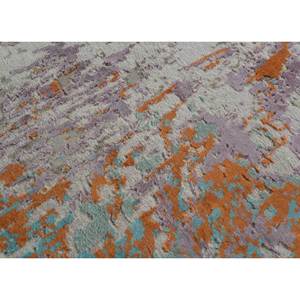 Alfombra Kavi Ivory de Lana y Seda de Bambú Anudada a Mano, Unstring Srb(703), Diseño Abstracto para Uso Doméstico - Product Image 3