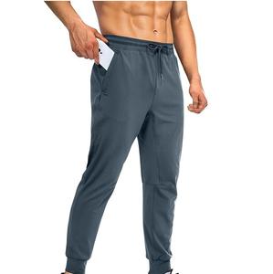 Pantalons de jogging d'entraînement, taille haute, ceinture élastique, cordon de serrage, respirant, extensible, vêtements de sport actifs, polyester, pantalon décontracté - Product Image 4