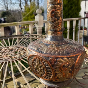 Jarrón de Flores de Cobre Indio Hecho a Mano de Primera Calidad, Maceta para Restaurante, Decoración del Hogar, Cocina, Artículos de Regalo - Product Image 1