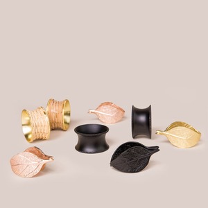 Juego de 4 Anillos de Servilleta Hexagonales de Metal Dorado Moderno, Porta Servilletas de Latón para Decoración de Mesa de Boda, Hotel, Restaurante, Venta al por Mayor para Fiestas - Product Image 3