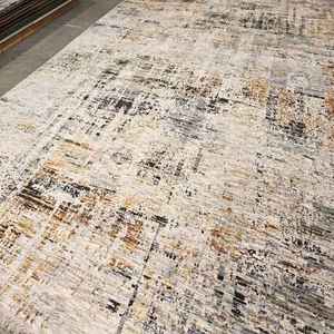 Motif abstrait moderne Gabbeh Makine Halisi Tapis en polyester et jute fabriqué à la machine pour la décoration du salon et de la chambre des adolescents - Product Image 4