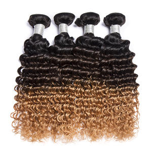 Extensiones de Cabello Humano con Clip, Cabello Remy Indio, Doble Trama, Ondulado Profundo, Color Negro - Product Image 3