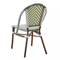Chaise de jardin en métal et plastique de style parisien de haute qualité prête à l'exportation depuis l'Espagne pour l'extérieur ou le restaurant