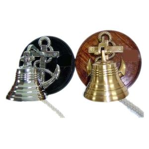 Campana de latón para colgar en la pared, decoración colgante, campana de mano, artículo decorativo para el hogar de alta calidad, artículo de artesanía india, más vendido - Product Image 2