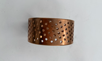 Atcovi 0500453620 Palier lisse en bronze enveloppé, douilles à huile diamantées, usiné de haute précision pour l'exploitation minière et la construction lourdes