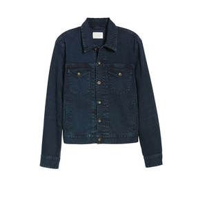 แจ็คเก็ตยีนส์ผ้าแคนวาสสำหรับผู้ชาย ฤดูหนาว ปี 2026 ปกพับได้ ป้องกันแบคทีเรีย เป็นมิตรกับสิ่งแวดล้อม สไตล์ไฮสตรีท ทรงหลวม บริการ OEM ด้านหน้า - Product Image 6