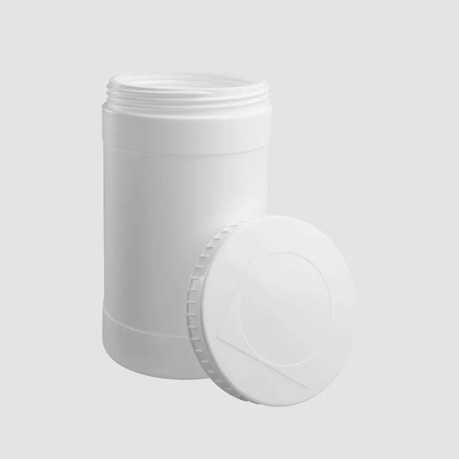 1200ML bianco forma rotonda spremere alta durata prezzi economici bottiglia di plastica HDPE con un solo uso VIETNAM produttore M0298