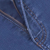 Nouvel Arrivage – Jean Homme Décontracté Coupe Droite en Maille, Délavage Moyen, Couleur Unie, Respirant, Haute Qualité, 100% Coton, Taille Élastique Haute
