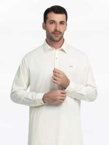 Salwar Kameez Classique Premium pour Hommes Pakistanais, Tenue Traditionnelle Musulmane pour Mariage, Aïd et Tenue de Bureau, Marque Personnalisée - Product Image 2