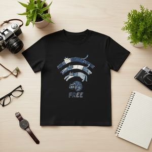 T-Shirt Unisex 100% Cotone 210GSM Stile Casual con Logo Personalizzato Stampato sul Davanti Disponibile Serigrafia DTG per Uso Quotidiano - Product Image 3