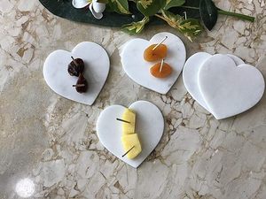 จานรองแก้วหินรูปหัวใจฟรีจากอินเดียสำหรับร้านอาหารโรงแรม - Product Image 2