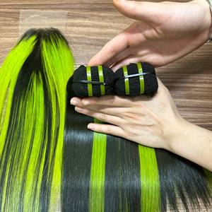 Double Drawn 100% Virgin Top Grade Bundles Human Hair Natural Wave Vendor for Lace Closure HD for Set Customized - Product Image 4