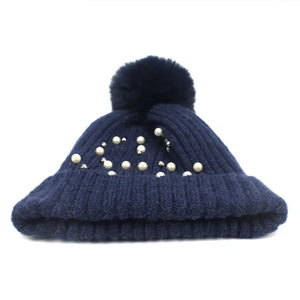 Derniers bonnets jacquard tricotés personnalisés pour hommes chapeaux de ski d'hiver casquette logo de broderie personnalisé - Product Image 2