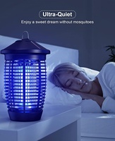Elektrische Led Muggen Killer Tuin Lantaarn Elektronische Muggen Bug Zapper Insect Mosquito Lamp Killer