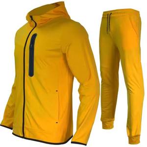 Conjuntos Deportivos de Invierno con Capucha para Hombre, Transpirables, con Logotipo Personalizado, 100% Algodón, Felpa - Product Image 5