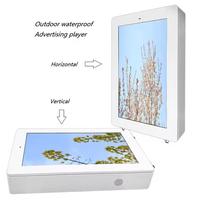 Alihh 55 Zoll Outdoor Digital Signage Werbetafel mit Animation & Grafiken IP55 Wasserdichter LCD-Fernseher für 1080p