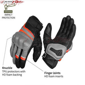 Gants de moto toutes saisons avec poignée antidérapante Protège-doigts à coque dure Gants de moto de protection pour l'équitation hivernale - Product Image 6