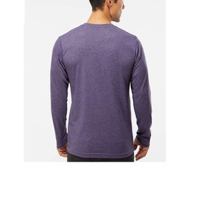 เสื้อยืดออกกำลังกายพิมพ์โลโก้ตามสั่งสำหรับผู้ชาย คุณภาพดีที่สุด แขนยาว สวมใส่สบาย ระบายอากาศได้ดี ผ้าถัก ไซส์ใหญ่ ดีไซน์เรียบ - Product Image 2