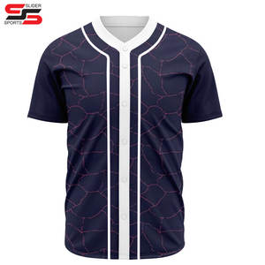 Camiseta de béisbol personalizada de alta calidad, camiseta de béisbol de tela de malla de poliéster reciclable transpirable de secado rápido - Product Image 6