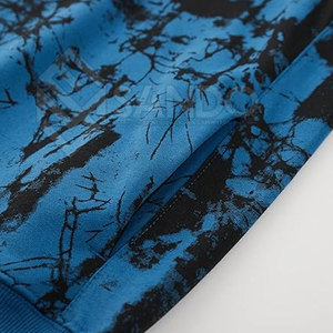 เสื้อฮู้ดดี้ผู้ชายลายไทได กันลม สำหรับฤดูหนาว ผ้าฝ้าย 100% แห้งเร็ว ระบายอากาศได้ดี คุณภาพสูง ผลิตจากโรงงาน - Product Image 5