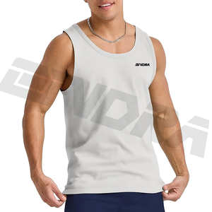 Débardeur de fitness grande taille à séchage rapide pour hommes t-shirt d'entraînement musculaire d'été chemise sans manches respirante pour la musculation OEM ODM - Product Image 1