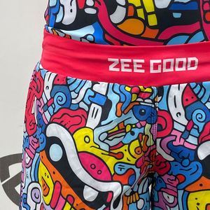 Shorts de kick-boxing personnalisés pour femmes, respirants, en Spandex/Coton, imprimés par sublimation, motif tendance, cordon de serrage, taille mi-haute, volants, MMA - Product Image 3