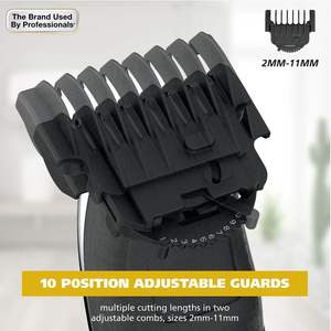 Tondeuse à cheveux sans fil rechargeable USB pour hommes, professionnelle, de précision, pour la coupe à domicile, avec technologie de charge intelligente - Product Image 5