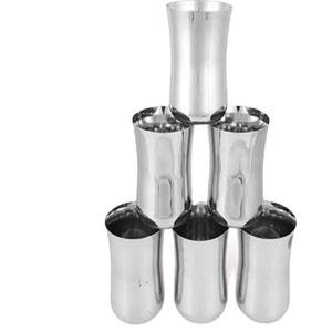 Hot Sale Stainless Steel Glass Tumbler Kitchen Metal Inside Feature Commercial Buyer Bottom Eco Material Origin India - Product Image 1