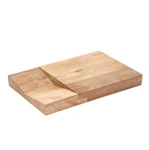 Planche à découper en bois d'acacia durable de qualité supérieure avec poignée pour la préparation des aliments et la coupe d'échecs - Product Image 4