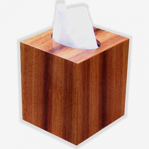 Caja de pañuelos de madera, soporte - Product Image 2