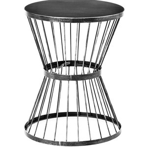 Mesa auxiliar de alambre de metal con tapa redonda, sala de estar moderna para mesa de centro, dormitorio, decoración interior - Product Image 6