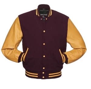 Chaqueta de Béisbol de Talla Grande de Alta Calidad 2026, Fabricante de Ropa Urbana Personalizada, Chaqueta Universitaria con Parche Bordado de Chenilla - Product Image 1