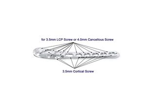 8 PCS TPLO Plaques de Verrouillage Orthopédique Vétérinaire 2.0-2.5-2.7-3.5 Titanium CE Approved - Product Image 5