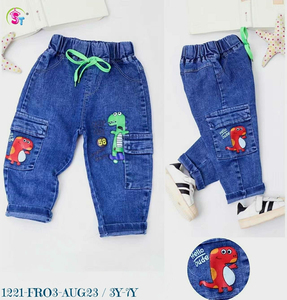 Denim Kids Jeans Pants Boys Kids Denim/Jeans Custom <b>Wide</b> Legging Trousers Girls Jeans Pants/denim Toddler Boy Jeans - Product Image 4