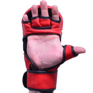 Guantes MMA con logotipo personalizado profesional Los mejores guantes de boxeo de entrenamiento de Muay Thai Cuero de PU Boxeo de artes marciales personalizado - Product Image 2