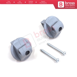 BCF5010 2 piezas de clip para visera solar, color gris, para Clio Megane Scenic Laguna Twingo Modus Espace Vel Satis Trafic Kangoo - Product Image 3