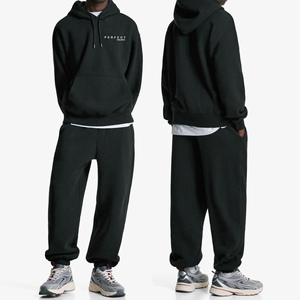 Survêtements Perfect Industry de haute qualité, 100% coton molletonné épais, ensemble de sweat-shirts décontractés pour hommes avec logo personnalisé - Product Image 1