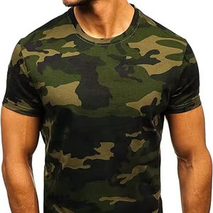 เสื้อยืดผู้ชาย Woodland Camo #11เสื้อคอกลมแขนสั้นผ้าคอตตอน100% มีตัวอักษร - Product Image 1