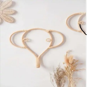 Elegante FORMA DE Animal gancho de pared ratán mimbre decoración de pared ratán elefante forma gancho de pared guardería niños - Product Image 2