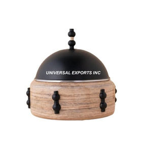 Marmite finie naturelle en bois avec couvercle noir Design personnalisé Vaisselle Casserole de vente chaude la plus tendance pour le Koweït Saoudien - Product Image 1