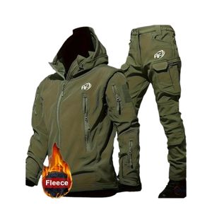 Meilleurs vêtements tactiques vert olive Acs uniforme Tenue De tactique veste zippée complète et pantalon tactique tissu doux imperméable - Product Image 1
